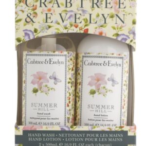 Crabtree & Evelyn Summer Hill Hand Wash and Hand Lotion 2-Pack Set