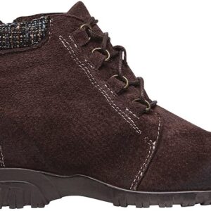 Propét Womens Delaney Ankle Bootie, Brown, 11 US