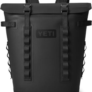 YETI Hopper M20 Backpack Soft Sided Cooler with MagShield Access, Black