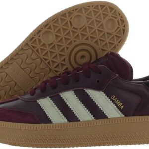 adidas Samba XLG Unisex Shoes Size 10.5, Color: Maroon/Wonder Beige/Gum-Red