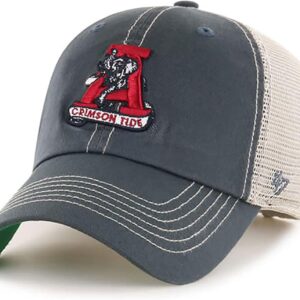 '47 Alabama Crimson Tide Brand Trawler Clean Up Adjustable Hat - Charcoal