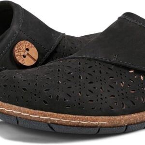 Earth® Erinn Casual Slip-on Flat Clogs,Black 001, 8 W