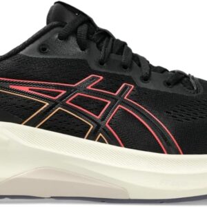 ASICS Women's GT-4000 4 Running Shoes, 7, Black/Coral Reef