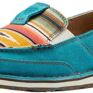 ARIAT BMVY9 Womens Cruiser Teal Suede/Turq Serape 6