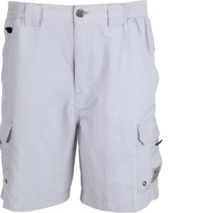 Bimini Bay Outfitters LTD Boca Grande II Men's Fishing Short Featuring BloodGuard (40, Glacier)