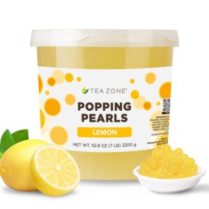 Tea Zone 7 lbs Lemon Popping Pearls