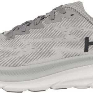 Hoka Men's Clifton 9 Sneaker, Harbor Mist/Black, 10.5