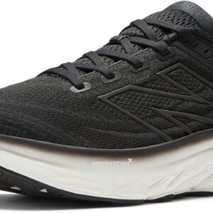 New Balance Men's M1080K13 Running Shoe, Black/White, 10.5