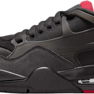 Air Jordan 4 RM Men's Shoes (FQ7939-060, Black/Anthracite/Varsity Red) Size 10