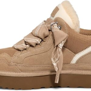 UGG Women's Lowmel Sneaker, Sand, 6