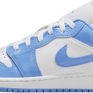 Air Jordan 1 Low SE Big Kids' Shoes (FZ3929-114, White/Legend Blue) Size 4