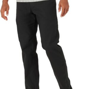 Lee Men's Extreme Motion Canvas Cargo Pant Black 33W x 30L