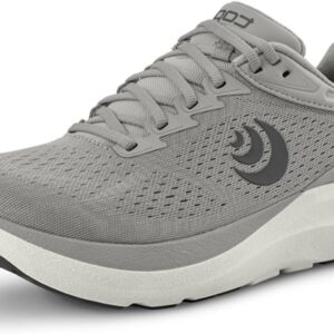 Topo Athletic Men's Phantom 3 Comfortable Lightweight 5MM Drop Road Running Shoes, Athletic Shoes for Road Running, Grey/Grey, Size 8.5