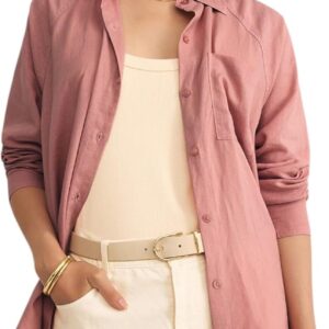 Z SUPPLY Women's The Perfect Linen Top Avocado L