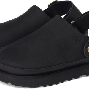 UGG Women's Goldenstar Villa Clog Shoe, Black, 9