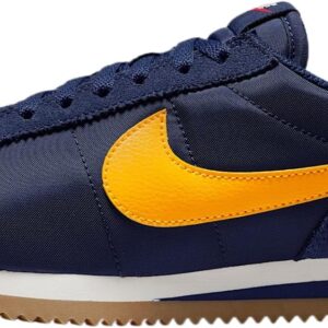 Nike Cortez Women's Shoes (DZ2795-403, Midnight Navy/Blue Void/Sail/University Gold) Size 5.5