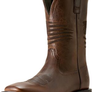 Ariat Mens Circuit Patriot Western Boot Weathered Tan 10.5 Wide