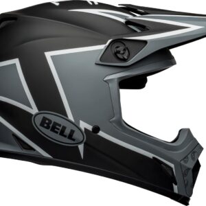 BELL MX-9 MIPS Adult Full-Face Dirt Motorcycle Helmet - Twitch Matte Black/Gray/White, Medium (57-58 cm)