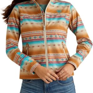 ARIAT Women's New Team Softshell Print Jacket, Fallon Serape Print, Small