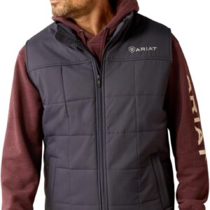 ARIAT Men's Crius Insulated Vest, Odyssey Grey, XX-Large