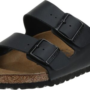 Birkenstock Unisex Arizona Sandal,Black Birko-Flor,45 M EU