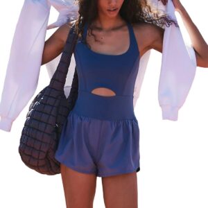 Free People Women's Standard Righteous Runsie, Skyline