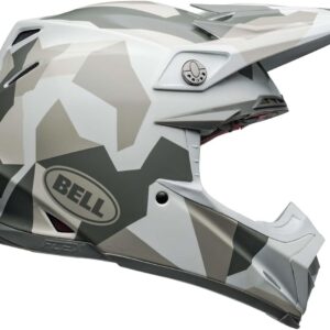 BELL Moto-9S Flex Helmets (Rover Gloss White Camo - Small)