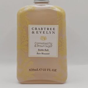 Crabtree & Evelyn Carmelized Fig & Brown Sugar Bubble Bath, 22 Fl Oz