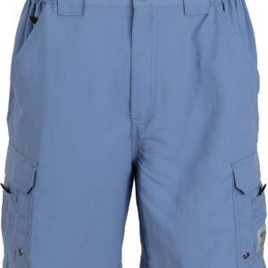 Bimini Bay Outfitters LTD Boca Grande II Men's Fishing Short Featuring BloodGuard (38, Steel Blue)