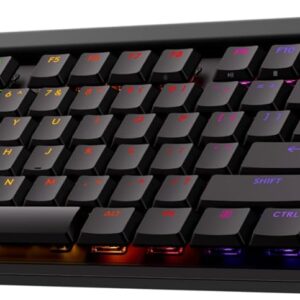 Logitech G515 Wireless Gaming Keyboard TKL, LIGHTSYNC RGB, Thin Tenkeyless Design, Double-Shot PBT Keycaps, Tactile Brown Mechanical Switches - Black