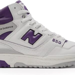 New Balance 650R Men's Shoes, White/Interstellar/Raincloud, Size 8
