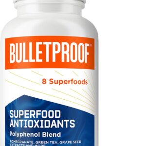 Bulletproof Superfood Antioxidants Capsules, 120 Capsules, Supplement to Fight Free-Radicals and Support Healthy Aging, Polyphenol Blend, Packaging May Vary