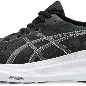 ASICS Women's Gel-Kayano 31 D Running Shoes, 7, Black/Pure Silver
