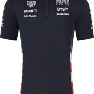 Castore Men's Red Bull Racing F1 2024 Special Edition America Race Team Polo Shirt - Large - Navy