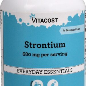 NSI Strontium - 680 mg per Serving - 120 Vegetarian Capsules