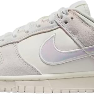 NIKE Women's W Dunk Low, Sail Multicoloured Siren Red, 7.5