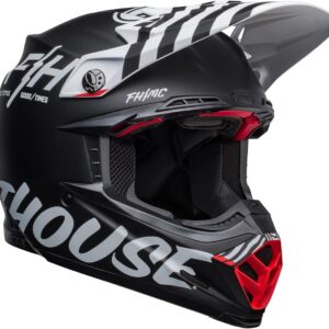 BELL Moto-9S Flex Helmets (FH Flex Crew Matte Black/White - Medium)