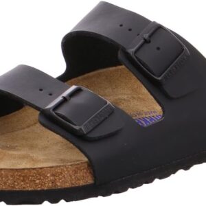 Birkenstock Arizona - Birko-Flor Black Birko-Flor 40 (US Men's 7-7.5, US Women's 9-9.5) Narrow