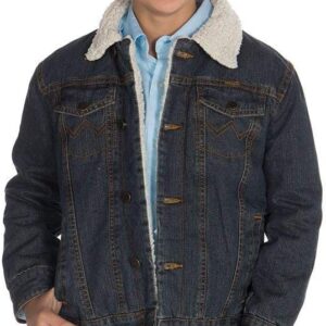 Wrangler Western Lined Jacket, Blanket Indigo, X-Large