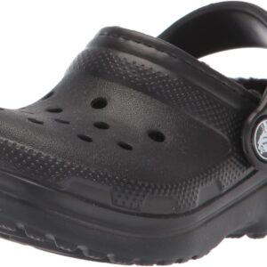 Crocs Classic Lined Clog (Little Kid/Big Kid) Black/Black 2 Little Kid M