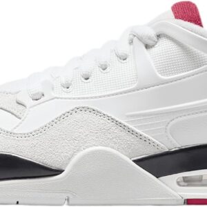 Air Jordan 4 RM Men's Shoes (FQ7939-102, White/Black/Neutral Grey/Varsity Red) Size 11.5