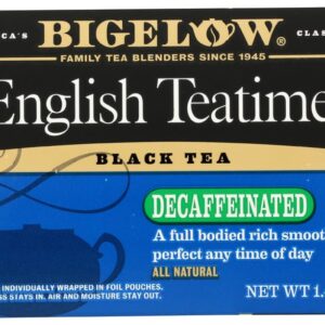 Bigelow Tea Decaf English Teatime 20 Bags (Pack of 6)
