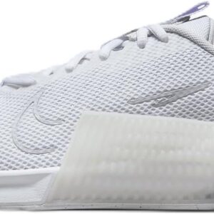 NIKE Women's W Metcon 9 Sneaker, White Pure Platinum, 7 UK