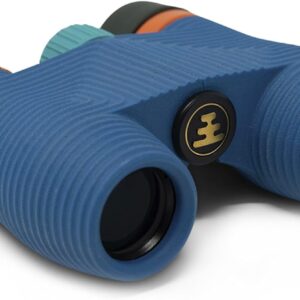 Nocs Provisions Standard Issue 8x25 Waterproof Binoculars, 8X Magnification, Bak4 Prism, Wide View Multi-Coated Lenses for Bird Watching, Hiking & Backpacking - Cobalt Blue II