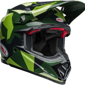 BELL Moto-9S Flex Helmets (Rover Gloss Olive Camo - Large)