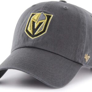'47 NHL Las Vegas Golden Knights Clean Up Adjustable Hat, One Size, Charcoal