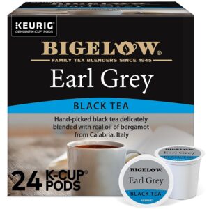 Bigelow Earl Grey Black Tea Keurig K-Cups, 24 Count Box (Pack of 1), Caffeinated 24 K-Cup Pods Total