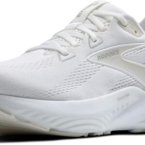 Brooks Women’s Glycerin 22 Neutral Running Shoe - White/White/Grey - 8 Medium