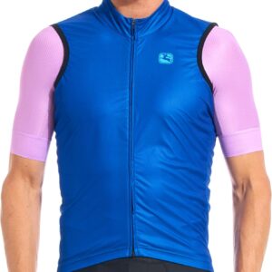 Giordana Men's Orchid Aquarelo Wind Vest, NEON BLUE, L