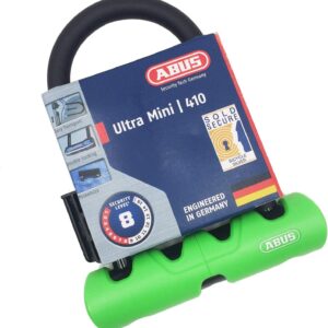 ABUS 410 Ultra U Lock, 5.5", Ultra Mini, Black